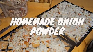 how i make homemade onion powder
