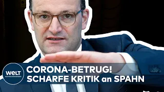 CORONA-BETRUG: Scharfe Kritik an Gesundheitsminister Jens Spahn - nicht nur aus der Opposition!