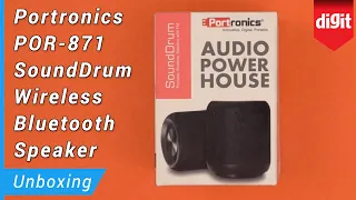 Portronics POR 871 SoundDrum Wireless Bluetooth Speaker Unboxing