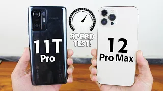 Xiaomi Mi 11T Pro vs iPhone 12 Pro Max - SPEED TEST | Snapdragon 888 vs A14 Bionic Speed Test🔥