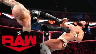 Ricochet vs. Tony Nese: Raw, Dec. 23, 2019