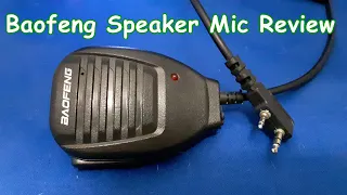 Baofeng speaker mic with led review