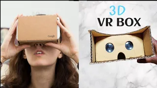Easily make a 360° VR BOX at home with cardboard and lens from  bottle | 3D VR BOX #diy