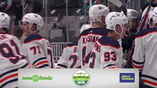 OILERS vs. SHARKS 4/5/22 - MAGIC OT ENDING WITH THE DOUBLE PUMPERNICKEL