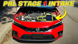 11TH GEN CIVIC PRL STAGE 1 INTAKE INSTALL + REVIEW