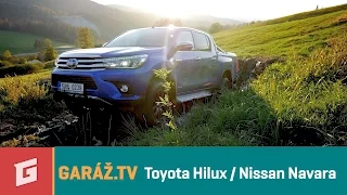 TOYOTA HILUX vs. NISSAN NAVARA - GARAZ.TV - Rasťo Chvála