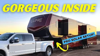 RV NEWBIES Buy Luxury RV Setup | LUXE Elite 42RL Fifth Wheel