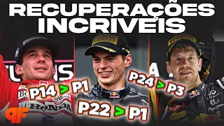 AS 11 MAIORES CORRIDAS DE RECUPERAÇÃO DA FÓRMULA 1 - Primeira Fila F1