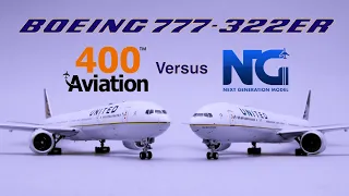 NG Models vs. Aviation 400: United 777-300s in 1:400 Scale