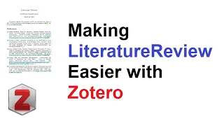 How Zotero can help your literature review task