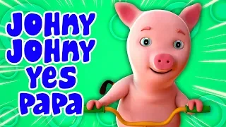 Johny Johny sì Papà | Canzoni per bambini in Italiano | rime in italiano | Farmees Italiano