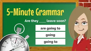 FUTURE SIMPLE (Going To) - English Grammar Lesson + MINI QUIZ