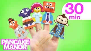 The Finger Family + more songs for kids and babies | Pancake Manor