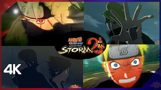 Naruto Shippuden Ultimate Ninja Storm 2 : All Bosses + Quick Time Events [ 4K 60 FPS ]