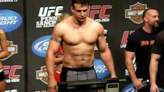 Frank Mir at UFC 107 Weigh in