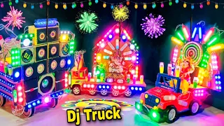 Ganesh Dj Navratri New Gauri Durga Big Truck Dj Trolley Visarjan Pooja Krishna Radha Dj Puja Light