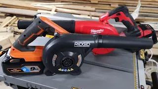 Самый полезный инструмент. Ветродувы Ridgid R86043B и Milwaukee 0884-20.