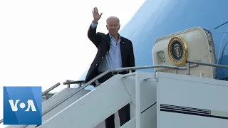 Biden Departs Rzeszów to Travel to Warsaw