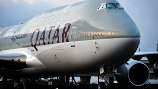 Qatar Amiri Flight Boeing 747-8KB(BBJ) [A7-HHE] at LAX