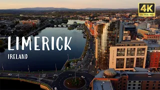 Limerick City, 🇮🇪 Ireland - 4k Drone view