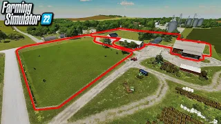 I Replaced EVERY FENCE on the Farm! (Alma Dairy Farm) | Farming Simulator 22