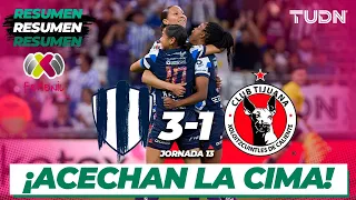 Resumen y goles | Monterrey 3-1 Tijuana | Liga Mx Femenil - CL2024 J13 | TUDN