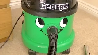 Numatic George GVE 370 Wet/Dry Vacuum Cleaner Demonstration