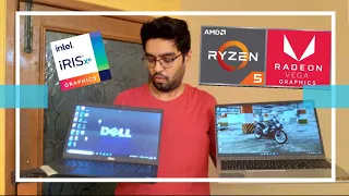 🔥 AMD Radeon Vega 8 VS Intel Iris Xe - Side By Side GPU Test - Integrated Graphics - Dell Laptop