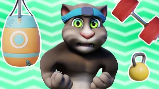 Talking Tom  👀  Super silny 🍿 Season 2 🍿 Super Toons TV Po Polsku