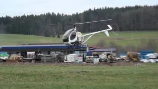 First helicopter flight in hughes 300C