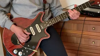 Brighton Rock / Guitar Solo (delay) - one take using AmpliTube
