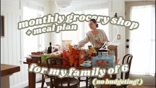 How I Meal Plan & Grocery Shop For My Family of Six WITHOUT Budgeting