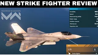 Modern Warships J-35 | New T3 VIP Battle Pass Strike Fighter Review