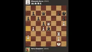 Garry Kasparov vs Dibyendu Barua | Internet, 2000