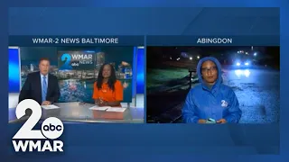 WMAR-2 News' Ja Nai Wright live in Abingdon following severe weather