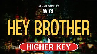 Hey Brother (Karaoke Higher Key) - Avicii