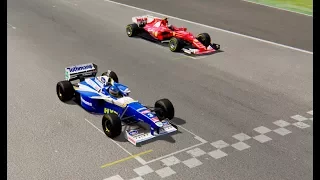 Ferrari F1 2017 vs Williams F1 1997 - Imola