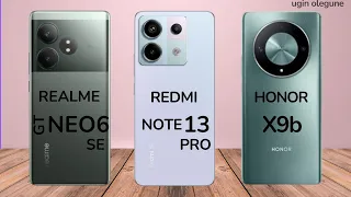 Realme GT Neo6 SE vs Redmi Note 13 Pro vs Honor X9b