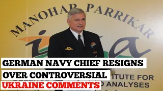 German navy chief resigns over controversial Ukraine comments.#Military#Man.