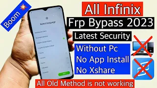 All Infinix frp bypass app not install 100% solution | infinix frp without pc Xshare app not install