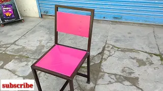 Making A Metal Chair 1"+1" Inch Square Iron Pipe metal sheet with beautiful colours
