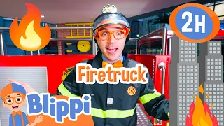 Firefighter Blippi |Blippi | Educational Kids Videos | Moonbug Kids