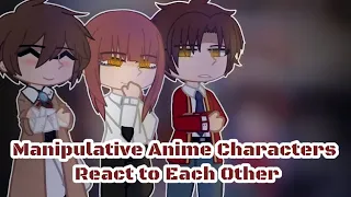 Manipulative Characters React to Each Other | BSD, CSM, and more |