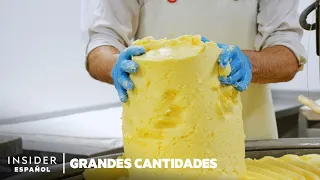 Cómo se fabrican 350 toneladas de mantequilla francesa al año | Grandes cantidades | Comida Insider