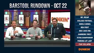 Barstool Rundown - October 22, 2018