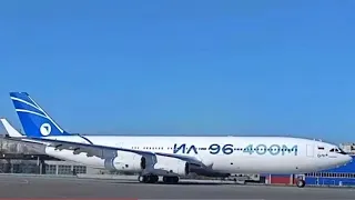 First Russian IL-96 400M Passenger Plane Takes Off