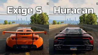NFS Unbound: Lotus Exige S vs Lamborghini Huracan - WHICH IS FASTEST (Drag Race)