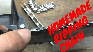 Making a Homemade/DIY Ripping Chain for my Chainsaw Mill