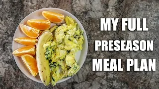 Full Day of Eating | Preseason Double Day Meal Plan