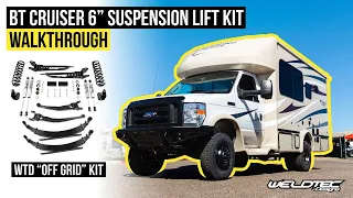 6" Suspension Lift Kit for BT Cruiser 5210 E350 | More Ground Clearance & Fixed Spare Tire Mount!